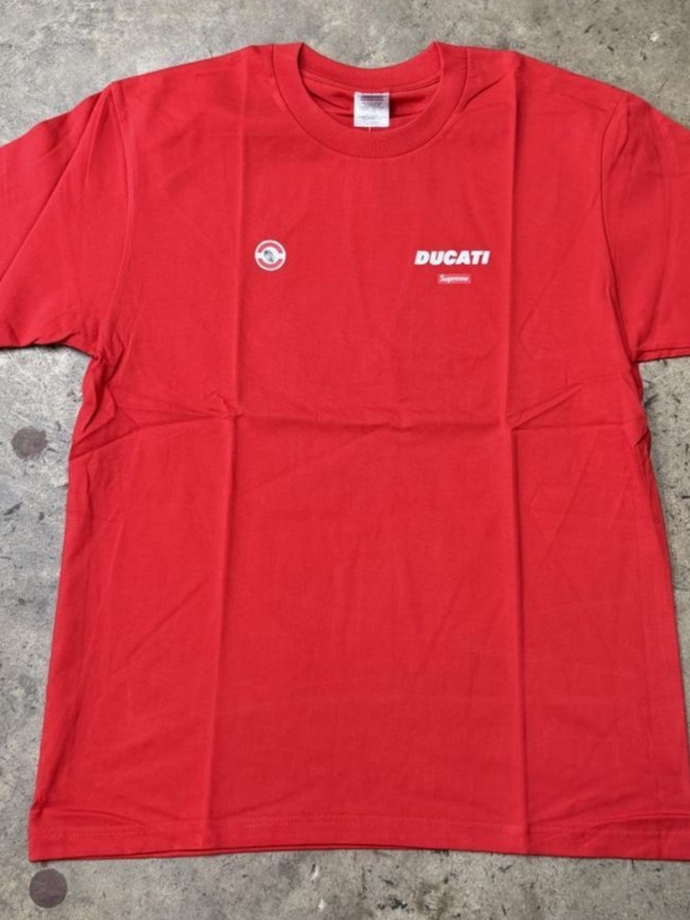 Supreme Red Ducati Logo Short Sleeve Tee